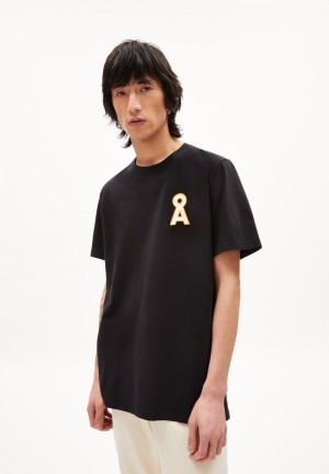 ARMEDANGELS AADONI A SIGNATURE T-Shirt Relaxed Fit made of Organic Cotton Schwarz | 1694FYLOB