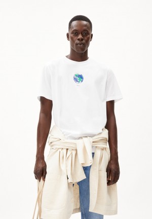 ARMEDANGELS AADONI BELLAA T-Shirt Relaxed Fit made of Organic Cotton Weiß | 4132BEFYU