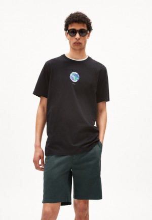 ARMEDANGELS AADONI BELLAA T-Shirt Relaxed Fit made of Organic Cotton Schwarz | 6701MIPFQ