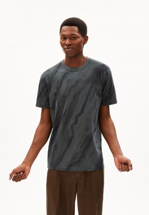 ARMEDANGELS AADONI EARTH T-Shirt Relaxed Fit made of Organic Cotton Space Steel | 8649UMCHT