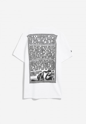 ARMEDANGELS AADO SOLIDARITY 02 T-Shirt made of organic cotton (mens fit) Weiß | 9504EQOHF