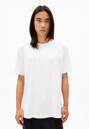 ARMEDANGELS AADRU Heavyweight T-Shirt Oversized Fit made of Organic Cotton Weiß | 1740MFURE