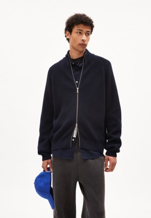 ARMEDANGELS AARTYOM Cardigan Regular Fit made of Organic Cotton Night Sky | 5673GEISQ