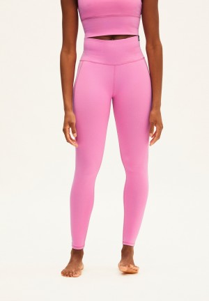 ARMEDANGELS AASANA LI Activewear Leggings made of Polyamide Mix (recycled) Raspberry Pink-bright Lime | 9768FODHB
