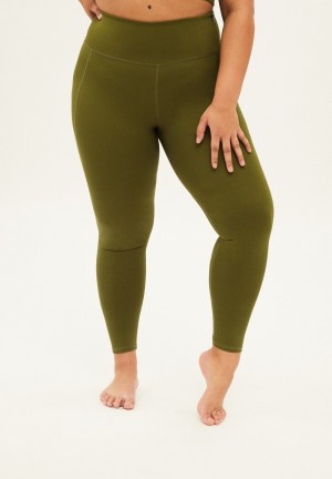 ARMEDANGELS AASANA LI Activewear Leggings made of Polyamide Mix (recycled) Avocado | 9201VXFHE