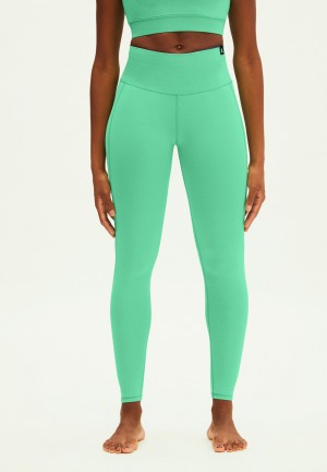 ARMEDANGELS AASANA LI Activewear Leggings made of Polyamide Mix (recycled) Bright Lime-indigo | 4896PVCXR