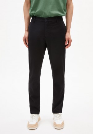 ARMEDANGELS AATO REGULAR Chino Pants Regular Fit made of Organic Cotton Mix Schwarz | 3807AGZSY