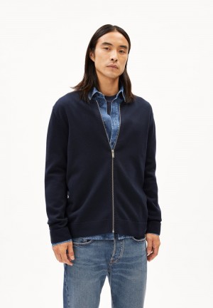 ARMEDANGELS AGAAMON Cardigan Regular Fit made of Organic Cotton Night Sky | 4135DSGVZ