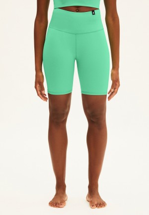 ARMEDANGELS AJAALA Activewear Shorts made of Polyamide Mix (recycled) Bright Lime-indigo | 6413QEHUW