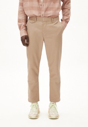 ARMEDANGELS ALVAARO LINEN Chino Pants made of Linen-Mix Cinnamon Dust | 3426BLRDP