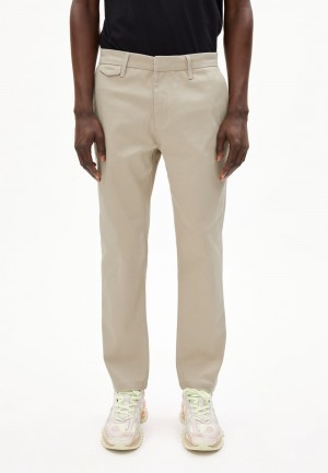 ARMEDANGELS ALVAARO PREMIUM Chino Pants made of Organic Cotton Mix Sand Stone | 3619CEBWP