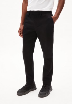 ARMEDANGELS ALVAARO PREMIUM Chino Pants made of Organic Cotton Mix Schwarz | 0248TNPOD