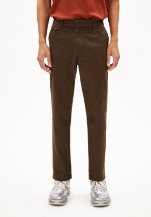 ARMEDANGELS ALVAARO PREMIUM Chino Pants made of Organic Cotton Mix Earth | 5290YFNQB