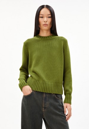 ARMEDANGELS AMALIAAS EREN COTTON Sweater Relaxed Fit made of Organic Cotton Dunkel | 4617UXLNT