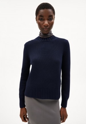 ARMEDANGELS AMALIAAS EREN COTTON Sweater Relaxed Fit made of Organic Cotton Night Sky | 8036CRFVB