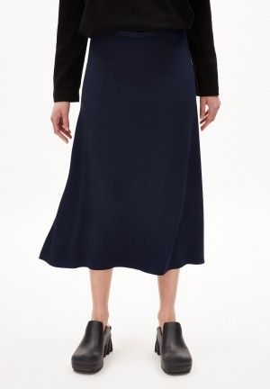 ARMEDANGELS ARAACE Woven Skirt Regular Fit made of TENCEL™ Lyocell Night Sky | 1327CXJNI