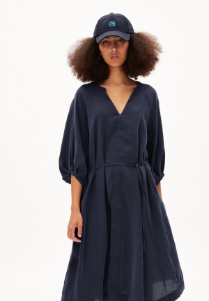 ARMEDANGELS ATESSAA Woven Dress Loose Fit made of TENCEL™ Modal Mix Night Sky | 9841GNURE