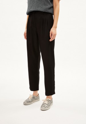 ARMEDANGELS ATETAA Woven Pants made of TENCEL™ Lyocell Mix Schwarz | 1940OKJNW