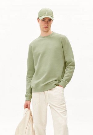 ARMEDANGELS BAARO COMFORT Sweatshirt Regular Fit made of Organic Cotton Mix Hell | 9216RYJWE