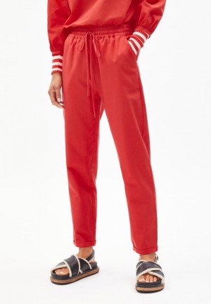 ARMEDANGELS DANIAA Pants made of Organic Cotton Mix Dunkel | 6483XZSNP