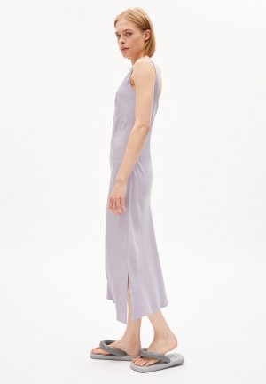 ARMEDANGELS ELIDIAA Woven Dress made of LENZING™ ECOVERO™ Viscose Lila | 9170XHZLC