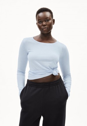ARMEDANGELS ENRICCAA SOFT Longsleeve Slim Fit made of Organic Cotton Morning Sky | 8914CIBGR