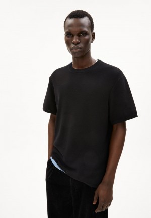 ARMEDANGELS ERWAAN T-Shirt Relaxed Fit made of Organic Cotton Schwarz | 4708MYNGZ