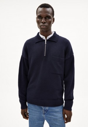 ARMEDANGELS FLORYAAN Sweater Relaxed Fit made of Organic Cotton Night Sky | 1362OKVLA