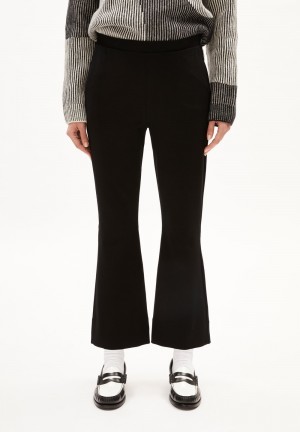 ARMEDANGELS GAEAA Jersey Pants made of LENZING™ ECOVERO™ Mix Schwarz | 9460JLGOU
