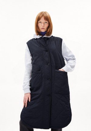 ARMEDANGELS GAUJAA Waistcoat Relaxed Fit made of Polymide Mix (recycled) Night Sky | 2960PVSCO
