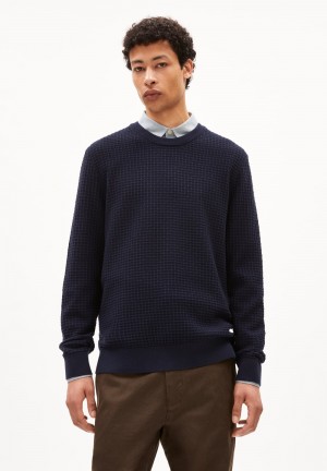 ARMEDANGELS GRAANMO Sweater Regular Fit made of Organic Cotton Night Sky | 3205NTRYS