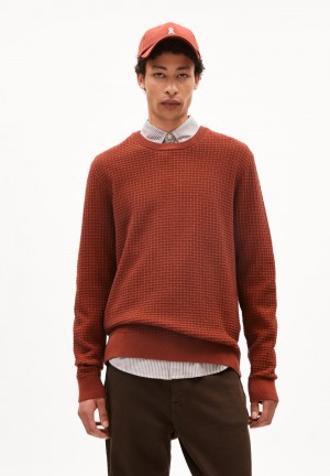 ARMEDANGELS GRAANMO Sweater Regular Fit made of Organic Cotton Dunkel | 8132IBQXU