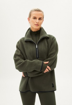 ARMEDANGELS HAARLEEN Sweatshirt Oversized Fit made of Organic Cotton Hellgrün | 3617ACIHN