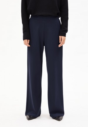 ARMEDANGELS HIMAARI Jersey Pants made of LENZING™ ECOVERO™ Mix Night Sky | 9621JPEAL