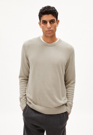 ARMEDANGELS HORAACIOS Sweater Regular Fit made of Organic Merino Wool Mix Sand Stone | 4867SAVGL