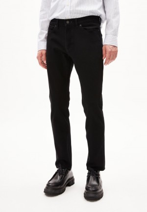 ARMEDANGELS IAAN COMFORT Straight Leg Mid Waist made of Organic Cotton Mix Schwarz | 3054DBXMV