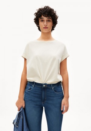 ARMEDANGELS IDAARA T-Shirt Loose Fit made of Organic Cotton Undyed | 3015JYQSX