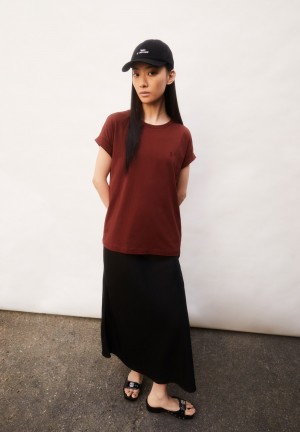 ARMEDANGELS IDAARA T-Shirt Loose Fit made of Organic Cotton Dunkel | 2504IFNOE