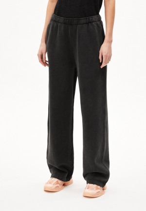 ARMEDANGELS IVAARA WASH Sweat Pants made of Organic Cotton Schwarz | 2918FGYRT
