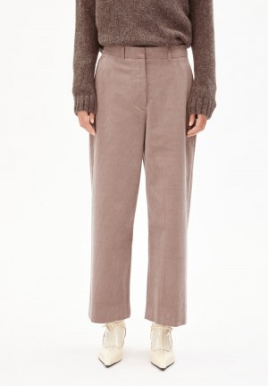 ARMEDANGELS JAALMA CORDUROY Woven Pants made of Organic Cotton Mix Cinnamon Dust | 8253FGLIR