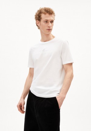 ARMEDANGELS JAAMES ANGELS T-Shirt Regular Fit made of Organic Cotton Weiß | 7690VFYKT
