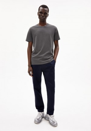 ARMEDANGELS JAAMES T-Shirt Regular Fit made of Organic Cotton Graphite | 7308HCOWB