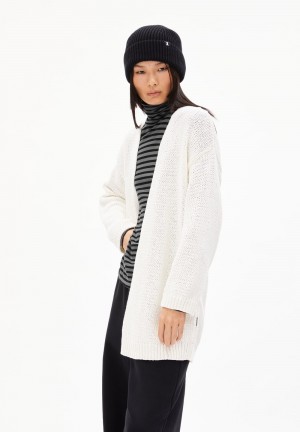 ARMEDANGELS JALDAA Cardigan Loose Fit made of Organic Cotton Weiß | 4058WIGHO