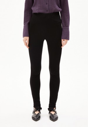 ARMEDANGELS JARLAA MARAA Jersey Pants made of LENZING™ ECOVERO™ Mix Schwarz | 4318EMDCW