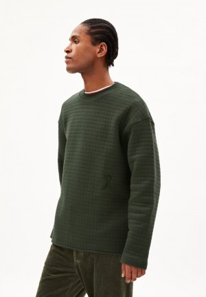 ARMEDANGELS JOAAS Sweatshirt Relaxed Fit made of Organic Cotton Hellgrün | 9820MEUHV