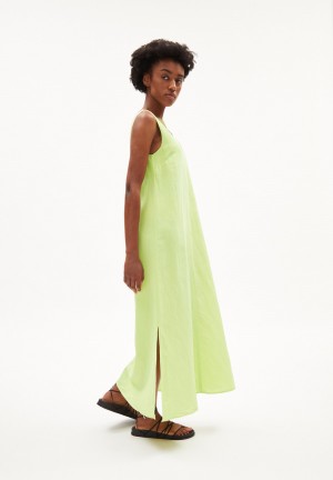 ARMEDANGELS JORNAA LINO Woven Dress Regular Fit made of Linen-Mix Hell | 6819ISEHN