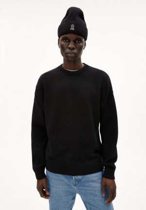 ARMEDANGELS JOVAAN Sweater Relaxed Fit made of Organic Cotton Schwarz | 8615MCRTD