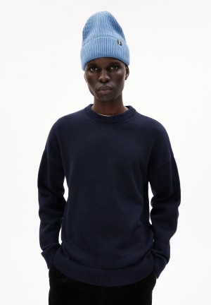 ARMEDANGELS JOVAAN Sweater Relaxed Fit made of Organic Cotton Night Sky | 4863BDRLK