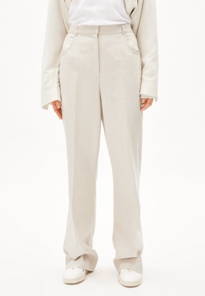 ARMEDANGELS JUMAA STRAIGHT LINO Woven Pants made of Linen-Mix Linen | 2138WJRYQ