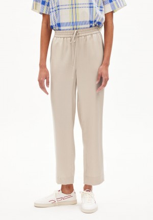 ARMEDANGELS KAADIA TAPERED Woven Pants made of TENCEL™ x REFIBRA™ Lyocell Sand Stone | 5489NFDOW